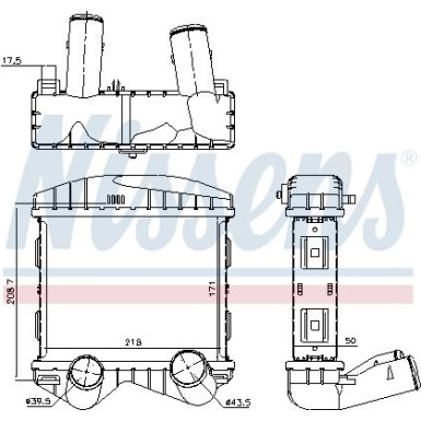 Ladeluftkühler PKW | SMART 98 | 96893