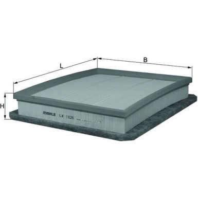 MAHLE Luftfilter | LX 1826