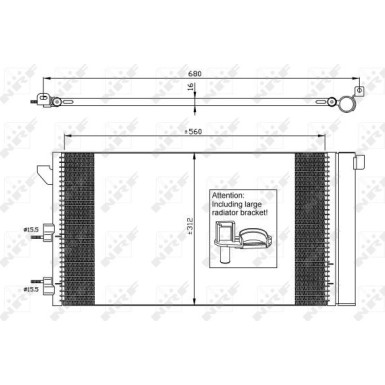 Kondensator, Klimaanlage EASY FIT 35921