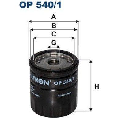 FILTRON Ölfilter