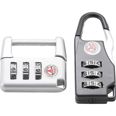 BGS Zahlen-Gepäckschloss-Satz 2-tlg BGS Do it yourself 85809