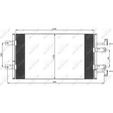 Kondensator, Klimaanlage EASY FIT 35900