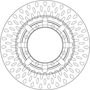 Bremsscheibe Renault T. Mascott 99-10 TRW SINGLE DF6335S