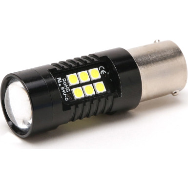 LED Lampe P21W BA15S 4G Technik Weiß