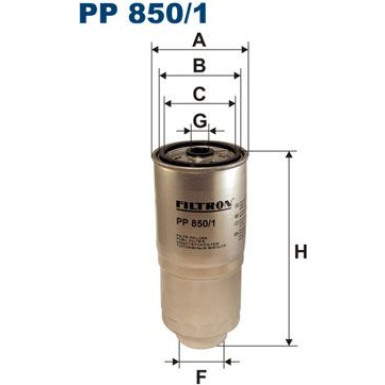 FILTRON Kraftstofffilter | PP 850/1