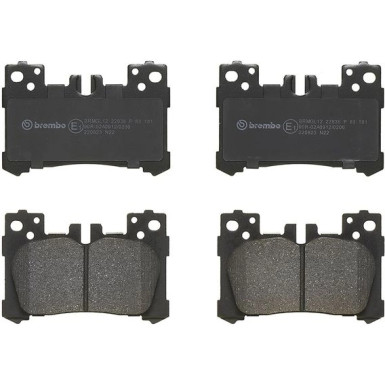 BREMBO Bremsklötze HA | LEXUS LC Coupe,LS 16 | P 83 181 BREMBO Bremsklötze HA | LEXUS LC Coupe,LS 16 | P 83 181