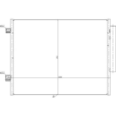 NRF Kondensator, Klimaanlage 350458 EASY FIT