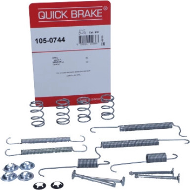 391-0744 Montagesatz f.Bremsbacken | OPEL Corsa,Astra,Vectra 91 | 105-0744