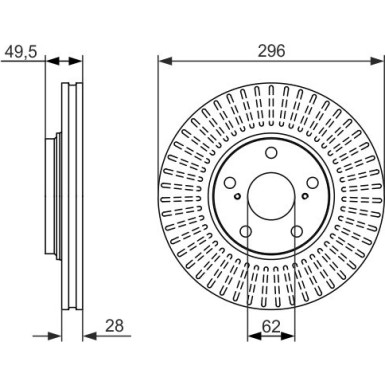 BOSCH | Automotive Bremsscheibe