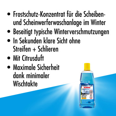 03323000 Frostschutz, Scheibenreinigungsanlage AntiFrost+KlarSicht Konzentrat Citrus