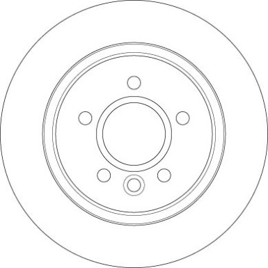 76 482 023 Bremsscheibe HA | VOLVO V40 12 | DF6535