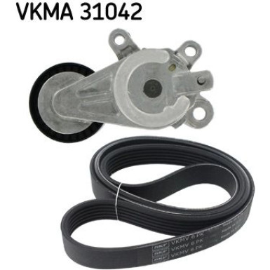 SKF Keilrippenriemensatz VKMA 31042