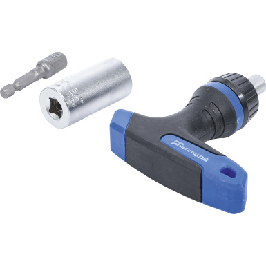 BGS Multi-Einsatz mit Adapter-Satz mit Ratschen-T-Griff, umschaltbar 3-tlg BGS Do it yourself 92540