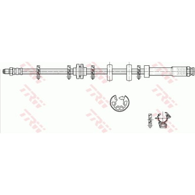 Bremsschlauch VA | FIAT Punto 93 | PHB297