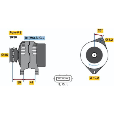 0 986 040 471 Generator