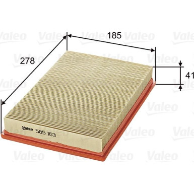 VALEO Luftfilter | 585163