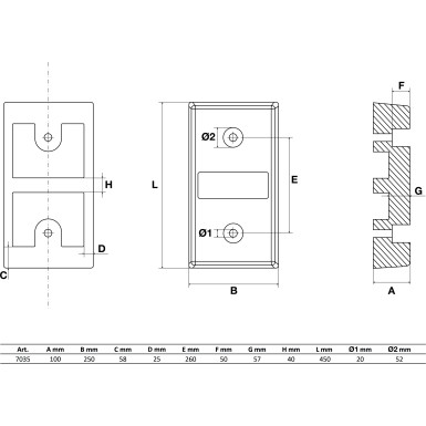 BGS Laderampen-Schutz / Anfahrpuffer | für LKW | 7035