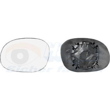 Aussenspiegelglas re | Citroen C3 konvex OE 8151GC