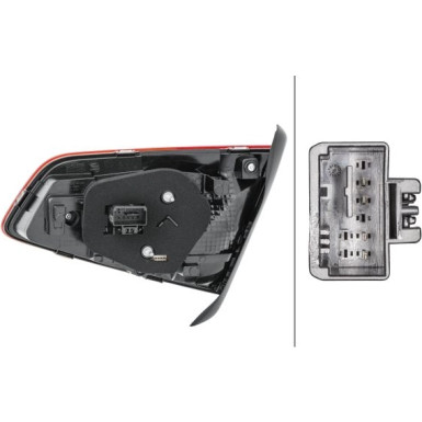 HECKLEUCHTE HELLA | VW PASSAT LIM 14 | 2TZ 011 882-071 HECKLEUCHTE HELLA | VW PASSAT LIM 14 | 2TZ 011 882-071