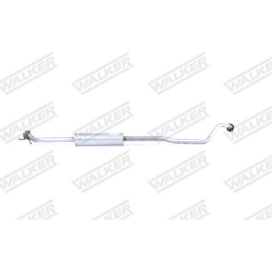 66 / Auspufftopf Mitte | OPEL AGILA (B) (H08) 1.2 08 | 23649
