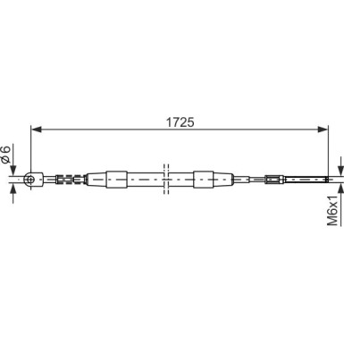 1 987 477 065 Seilzug, Feststellbremse