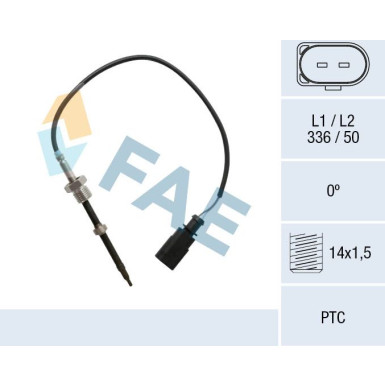 FAE Sensor, Abgastemperatur