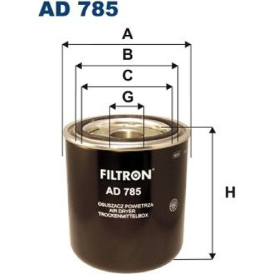 AD 785 Lufttrocknerpatrone, Druckluftanlage