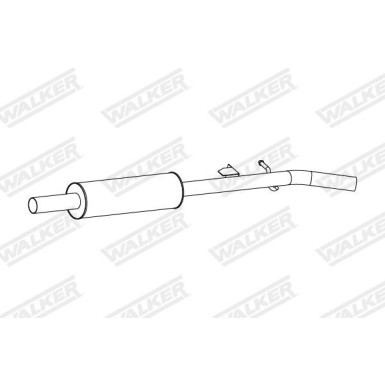 53 / MITTELSCHALLDÄMPFER RENAULT 24309