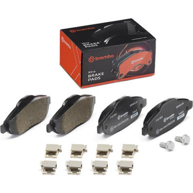 BREMBO Bremsklötze Xtra VA | PEUGEOT 308, 3008 07-16 | P 61 101X BREMBO Bremsklötze Xtra VA | PEUGEOT 308, 3008 07-16 | P 61 101X