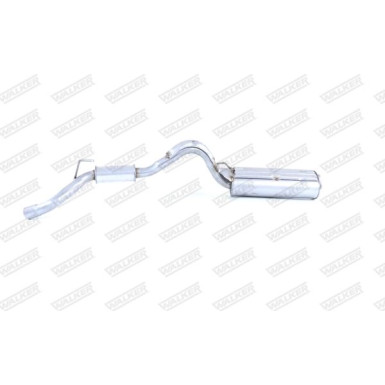 66 / Auspufftopf Hinten | MITSUBISHI L200 2.5TD 4x4 73KW 06.96 | 22417