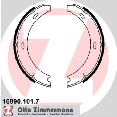 ZIMMERMANN Bremsbacken | 10990.101.7