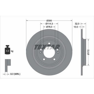 Bremsscheibe | 92337203