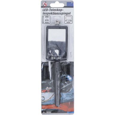BGS LED-Teleskop-Inspektionsspiegel 290 - 876 mm BGS Do it yourself 99302