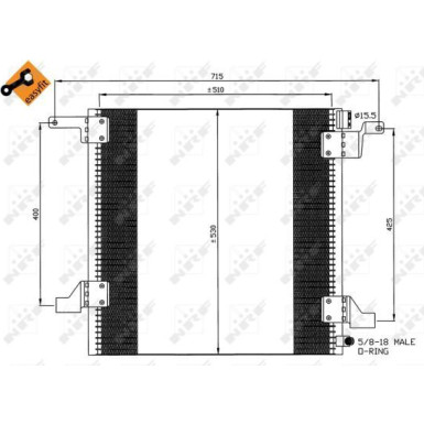 Kondensator, Klimaanlage EASY FIT 35579