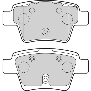 VALEO Bremsbeläge 302689