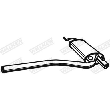 53 / Auspufftopf Mitte | AUDI A4 1.9TDI 81kW | 21485 53 / Auspufftopf Mitte | AUDI A4 1.9TDI 81kW | 21485