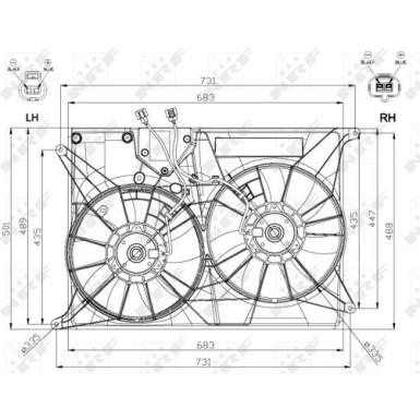 NRF Kühlerlüfter NRF Kühlerlüfter