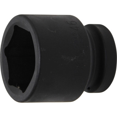 BGS Kraft-Steckschlüssel-Einsatz Sechskant | Antrieb Innenvierkant 25 mm (1"""") | SW 46 mm | 5846