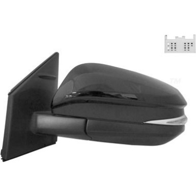 Außenspiegel Toyota RAV4 IV 9PIN konvex el. klappb. OE 87940-42B80 HAGUS 5473817