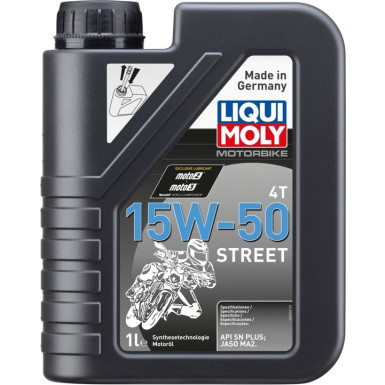 Liqui Moly Motorbike 4T 15W-50 Street 1 l | 2555 | 1L Dose Kunststoff