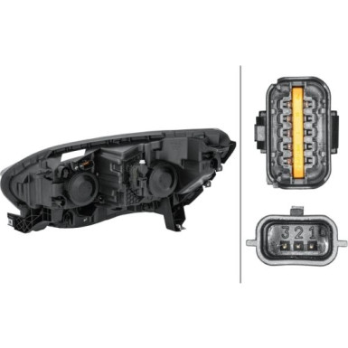 SCHEINWERFER R HELLA | RENAULT GRAND SCENIC 16-23 | 1EL 012 293-421 SCHEINWERFER R HELLA | RENAULT GRAND SCENIC 16-23 | 1EL 012 293-421