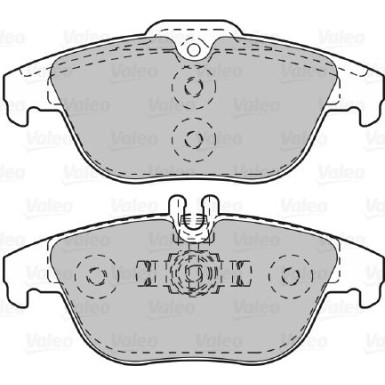 VALEO Bremsbeläge 601051