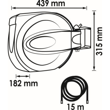 VIGOR Schlauchaufroller | V7143-10