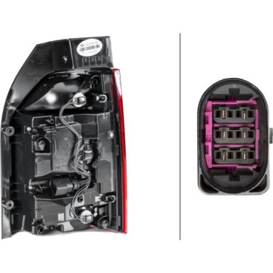 HECKLEUCHTE L 12 V HELLA | VW TRANSPORTER T6 15 | 2SK 012 337-071 HECKLEUCHTE L 12 V HELLA | VW TRANSPORTER T6 15 | 2SK 012 337-071