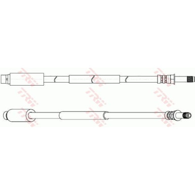Bremsschlauch | VW CRAFTER 30-50 2.0 TDI 13 | PHB654