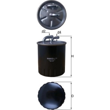 MAHLE Kraftstofffilter | KL 313