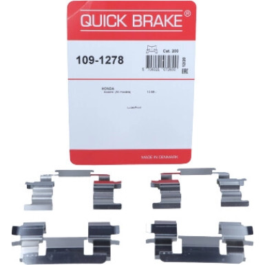 391-1278 Montagesatz f.Bremsklötze | HONDA Accord 99 | 109-1278