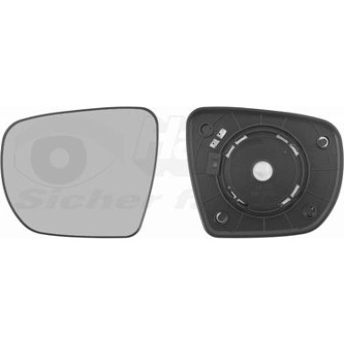 Spiegelglas, Außenspiegel Hyundai IX35 konv. OE 87611-2S230 HAGUS 8257837