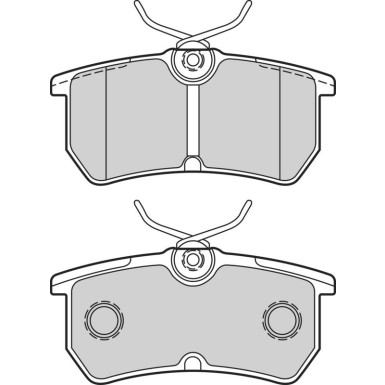 VALEO Bremsbeläge 302644