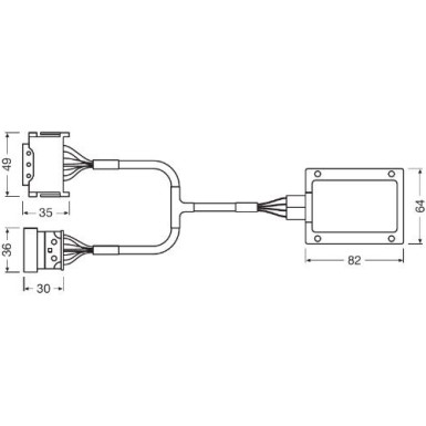 LEDSC03-2HFB Leitungssatz LEDriving® SMART CANBUS